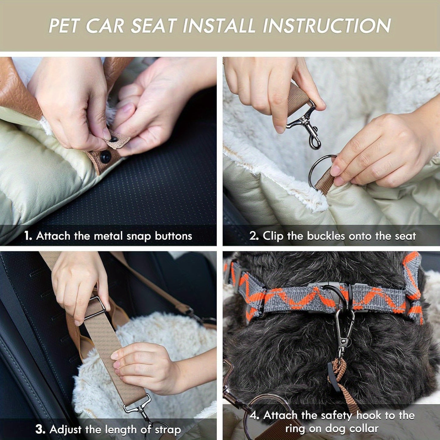 Dog Car Seat & Travel Carrier