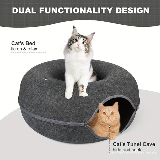 Cat Cave & Donut Tunnel Bed