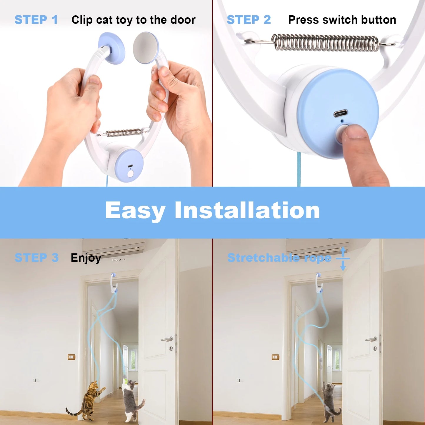 Electric Door Hanging Cat Toy