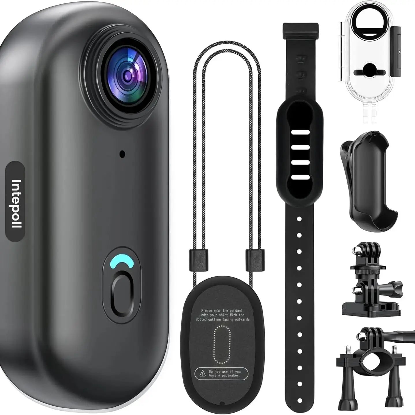 Magnetic Pocket 4K Mini Camera (Pet, Biking, Travel, Vlog, etc.)