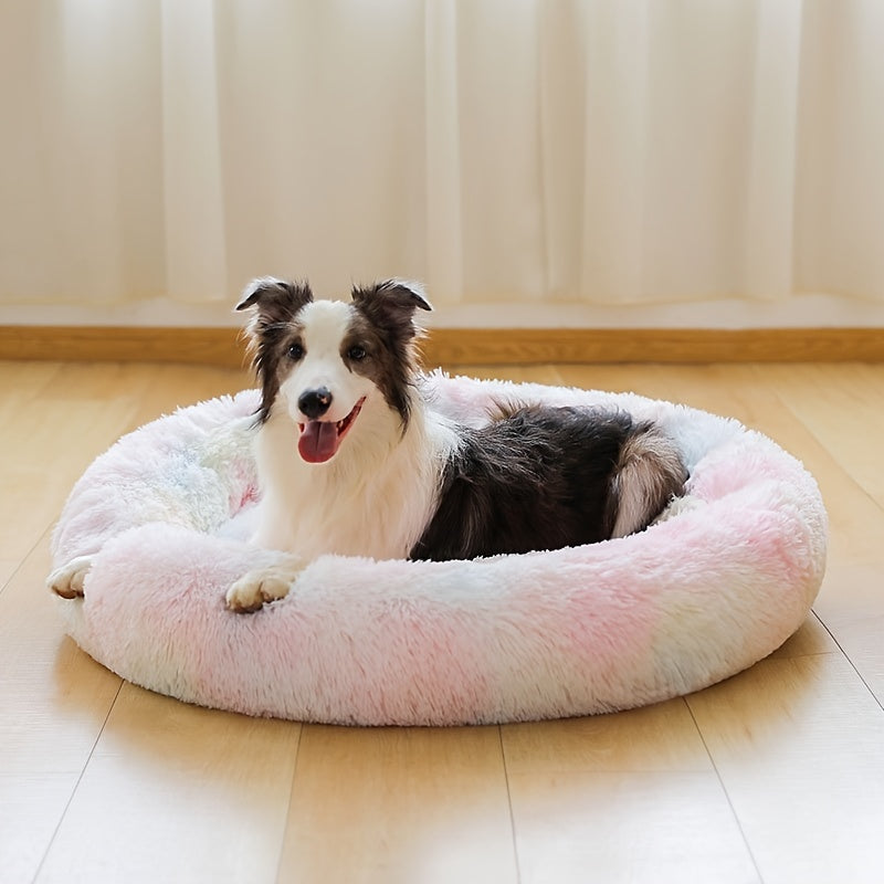 Cozy Fluffy Plush Pet Bed