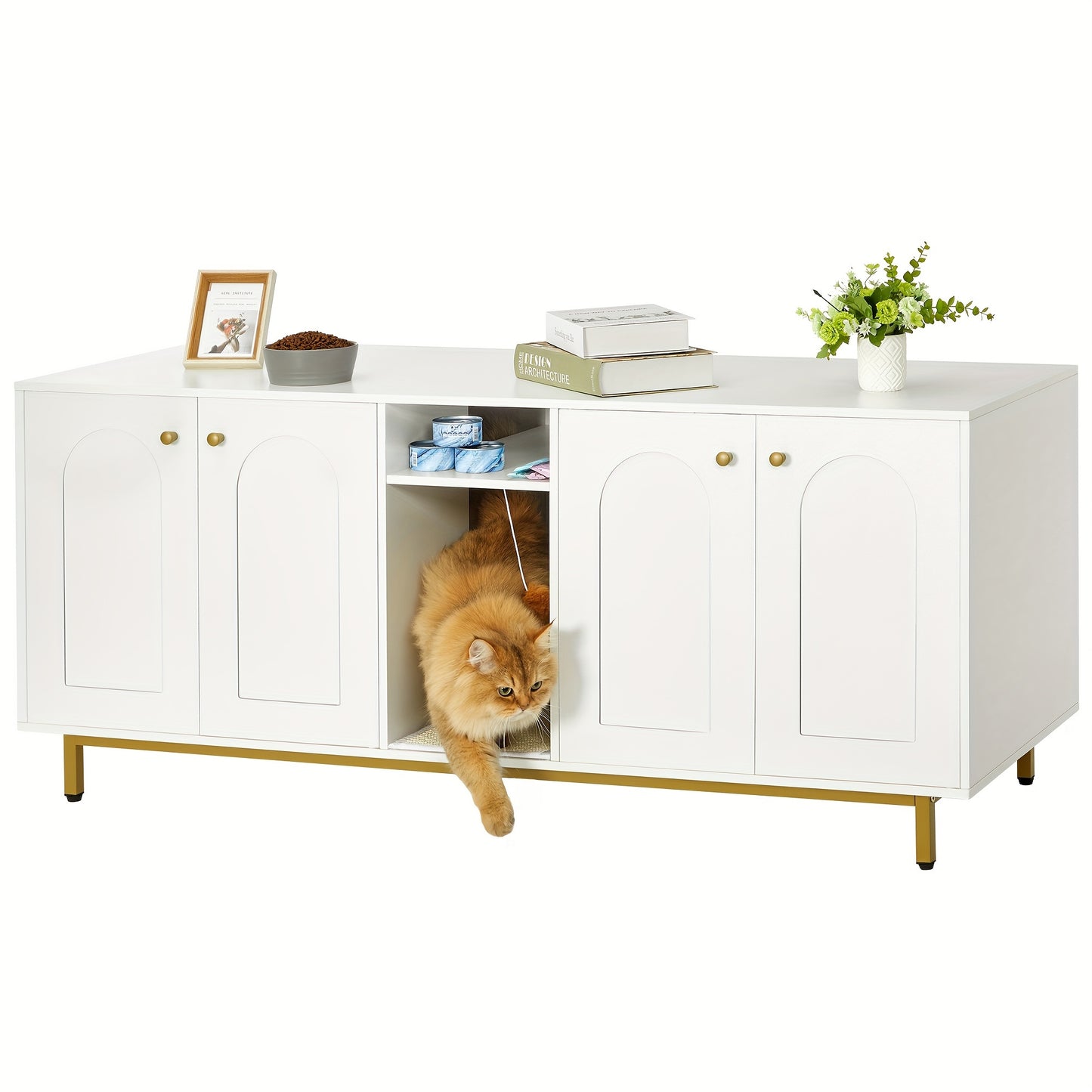 Cat Litter Box Enclosure Furniture