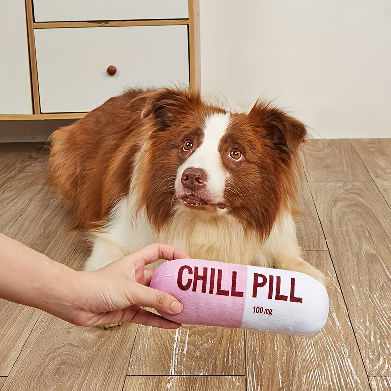 Pet Toy Soft Chill Pill