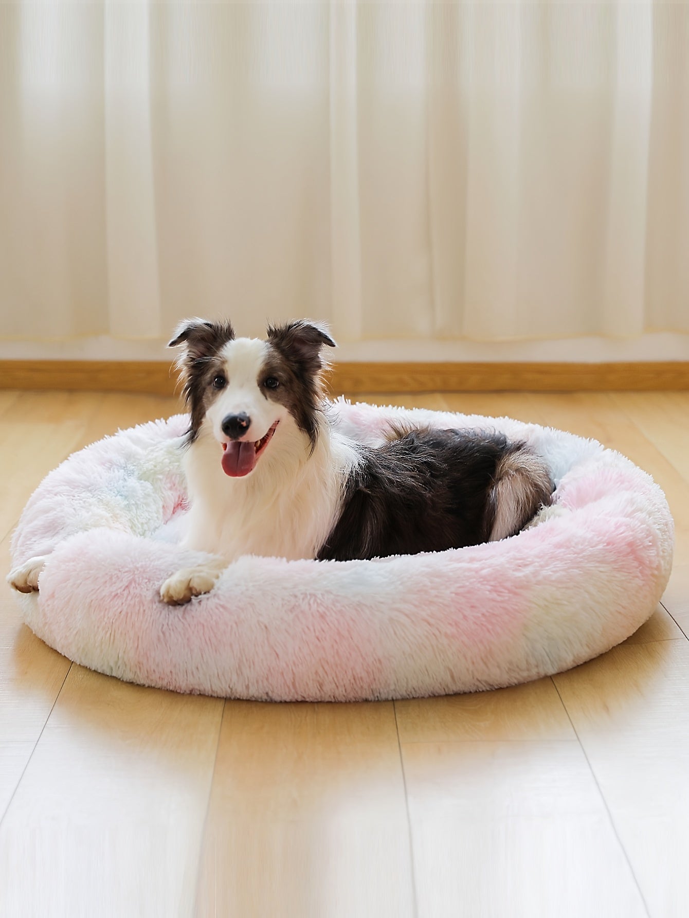 Cozy Fluffy Plush Pet Bed
