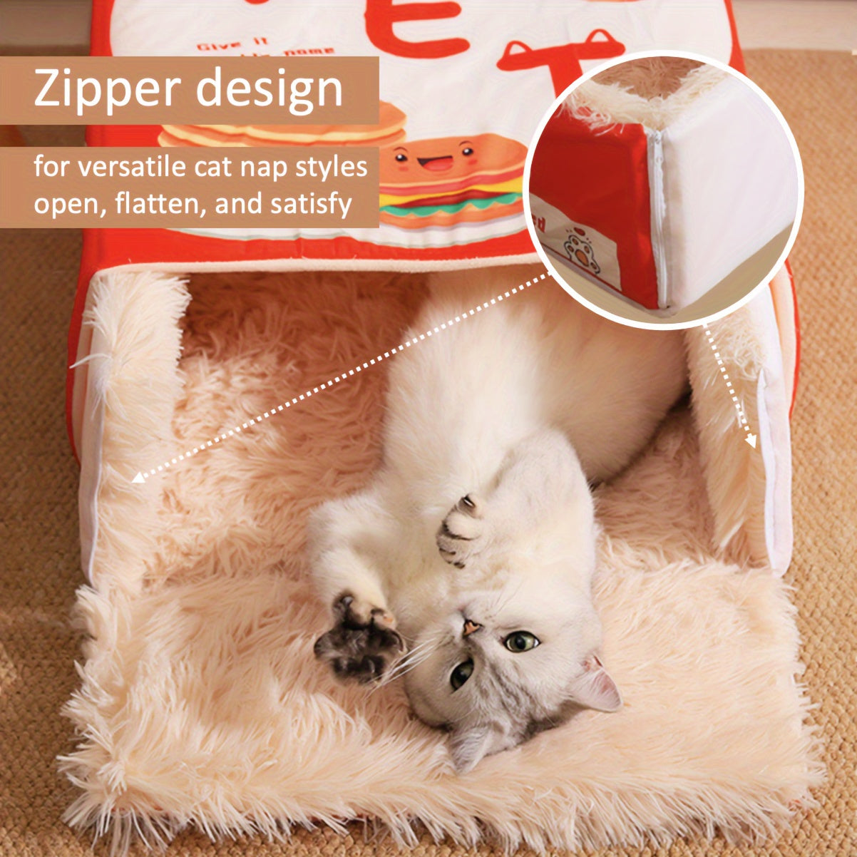 Cat Bed Snack Box Design
