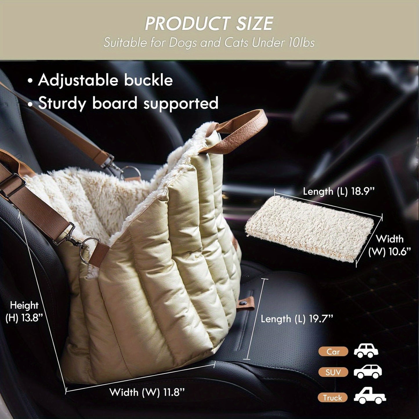 Dog Car Seat & Travel Carrier