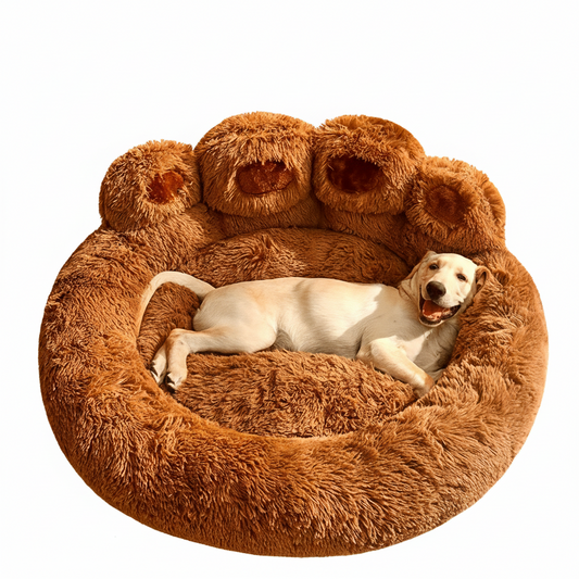 Cozy Paw-Shaped Pet Bed