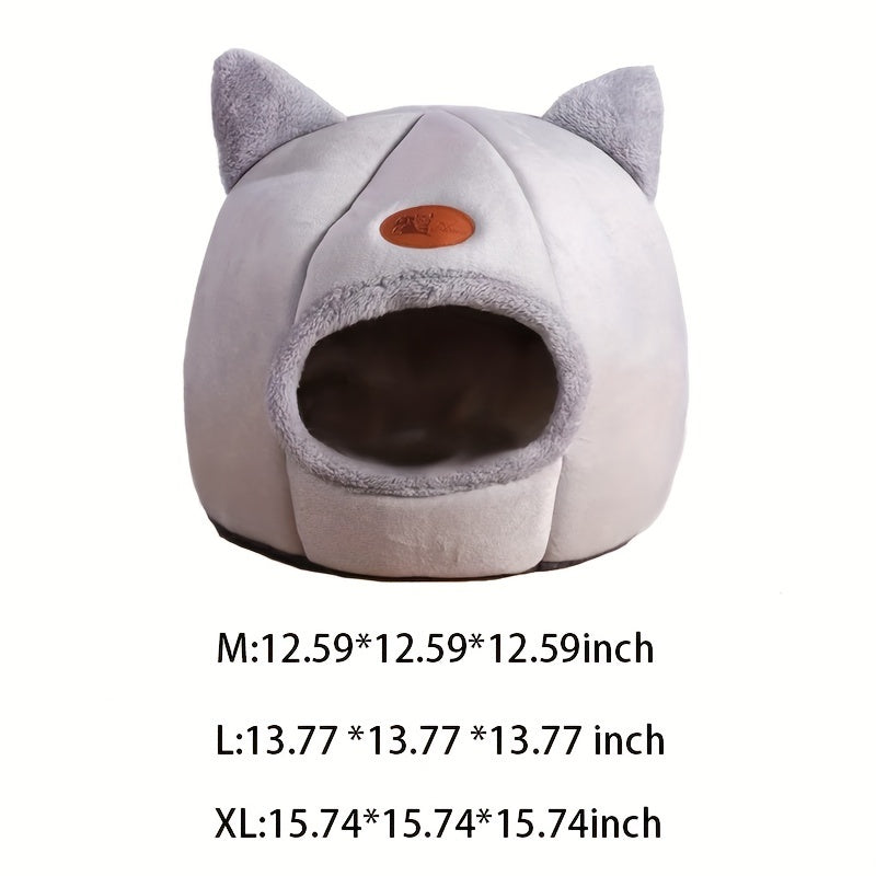 Cozy Kitty Cave Pet Bed