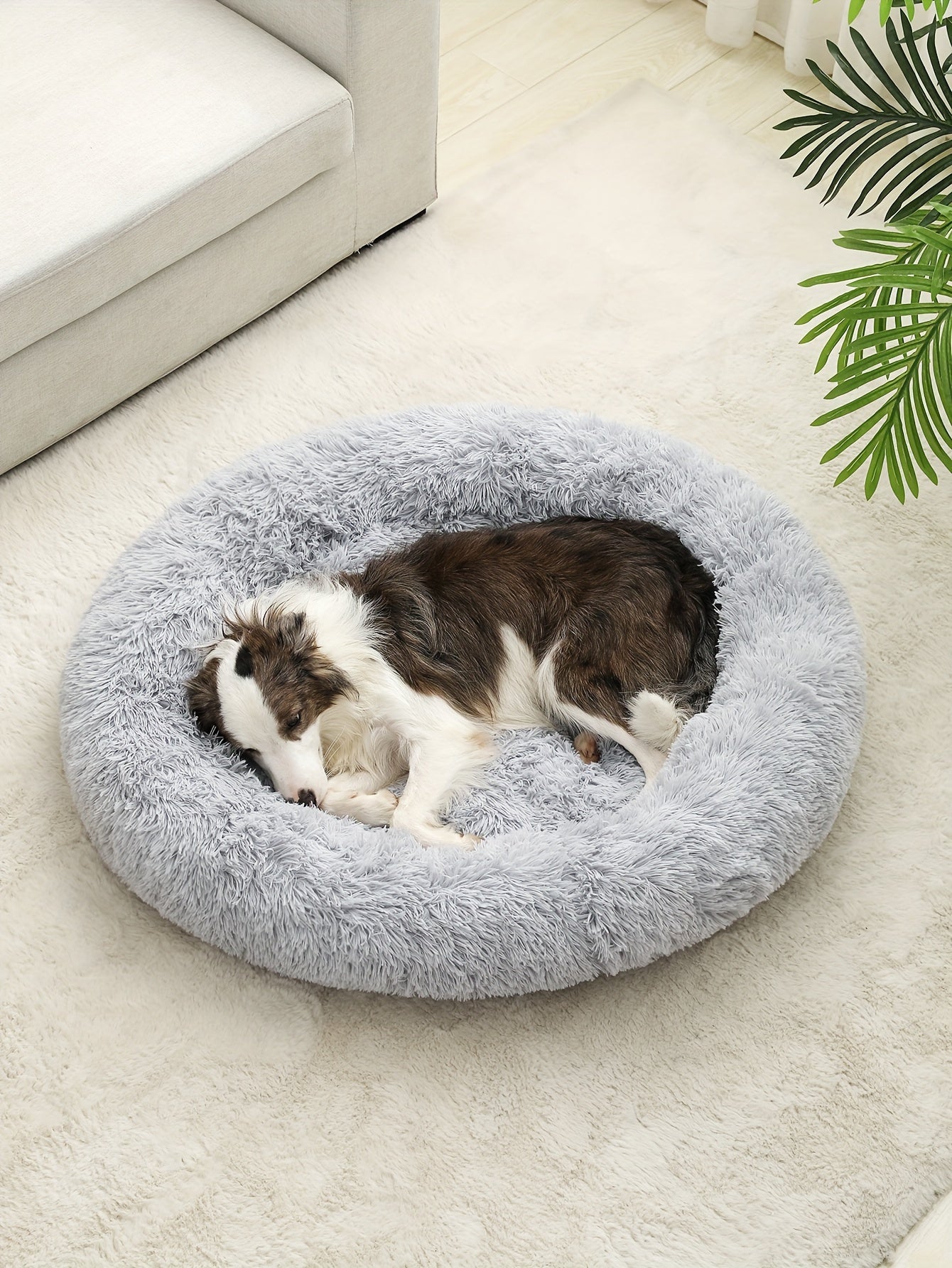 Cozy Fluffy Plush Pet Bed