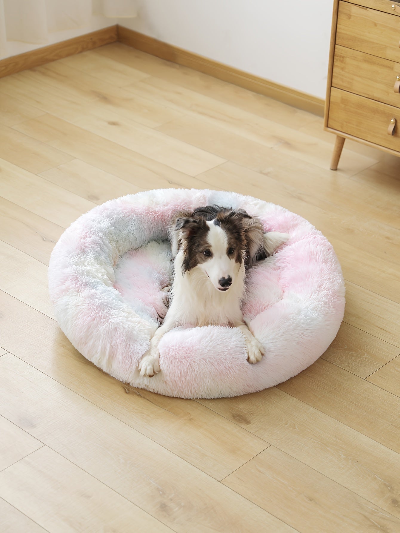 Cozy Fluffy Plush Pet Bed