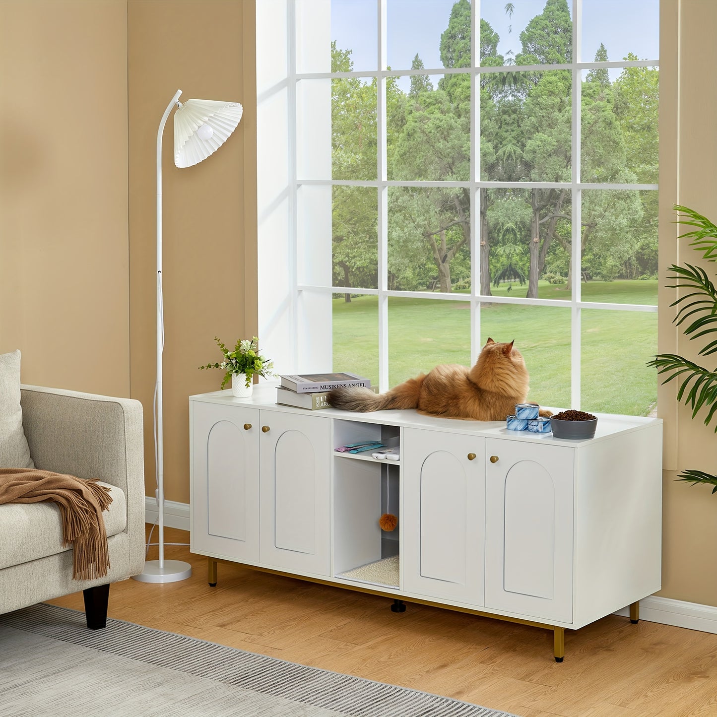 Cat Litter Box Enclosure Furniture