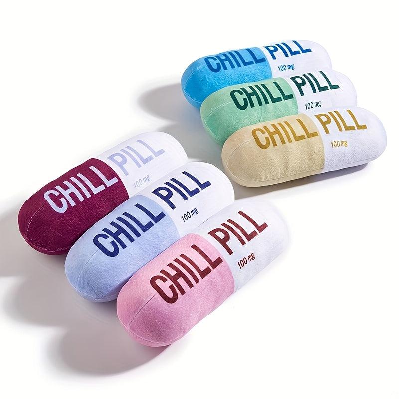 Pet Toy Soft Chill Pill