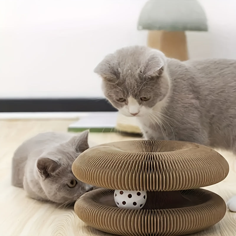 Cat Scratcher Board With Circular Ball