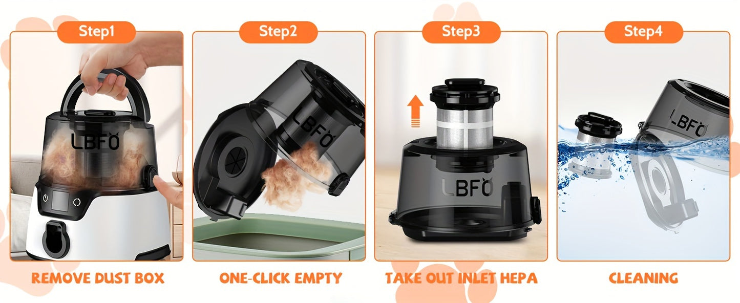 Low Noise Dog Grooming Vaccum Kit