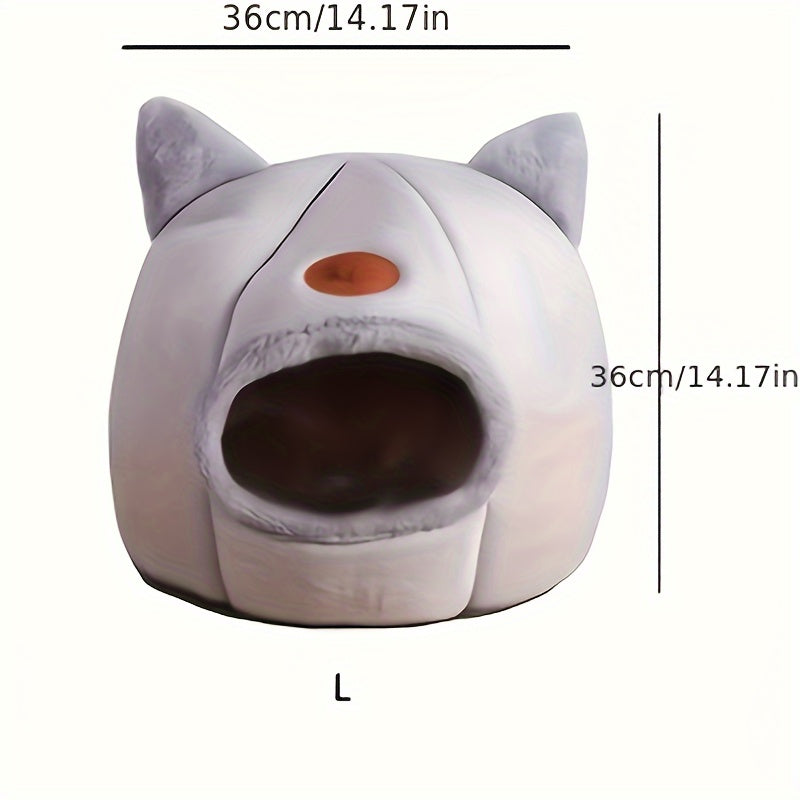 Cozy Kitty Cave Pet Bed