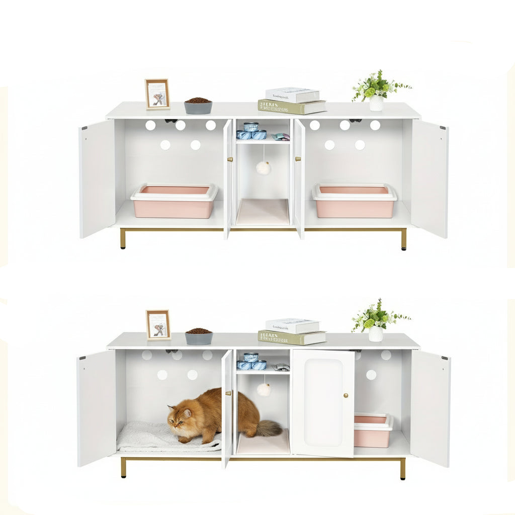 Cat Litter Box Enclosure Furniture