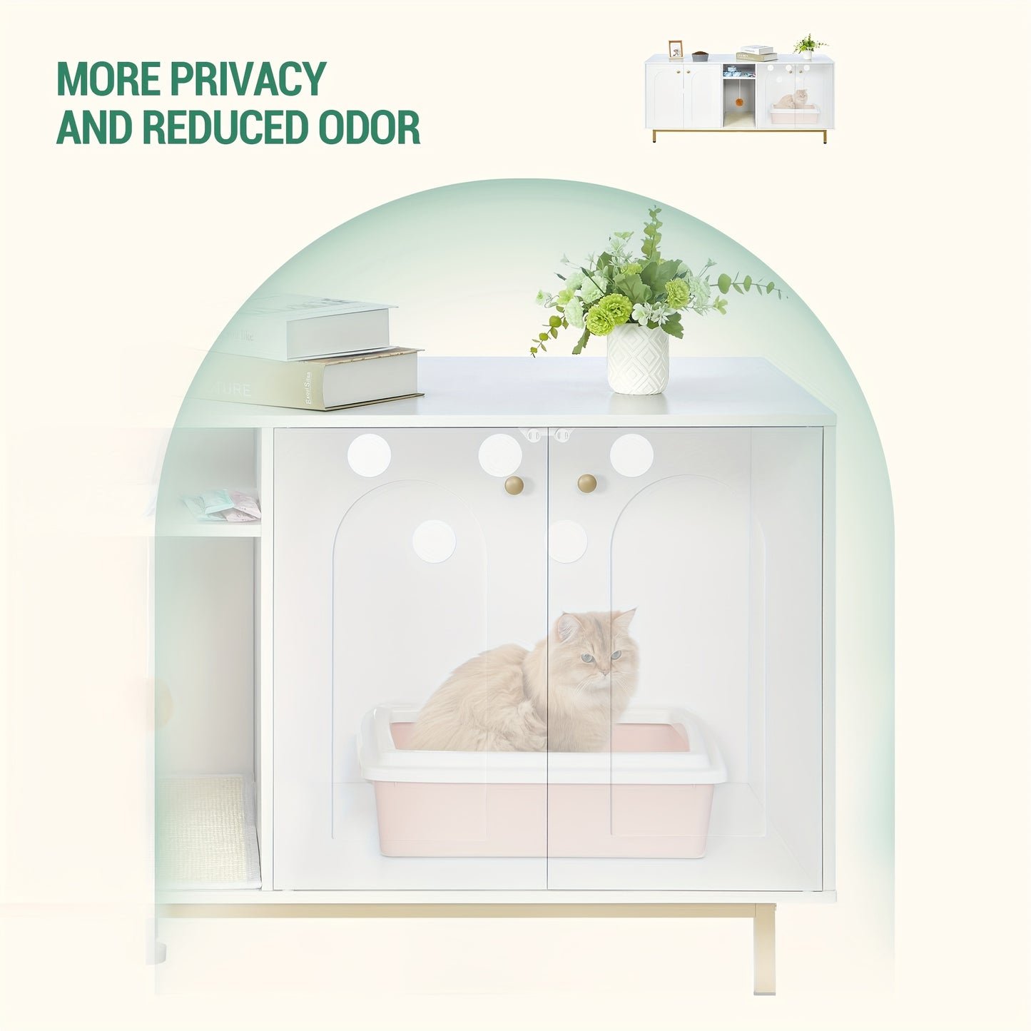 Cat Litter Box Enclosure Furniture