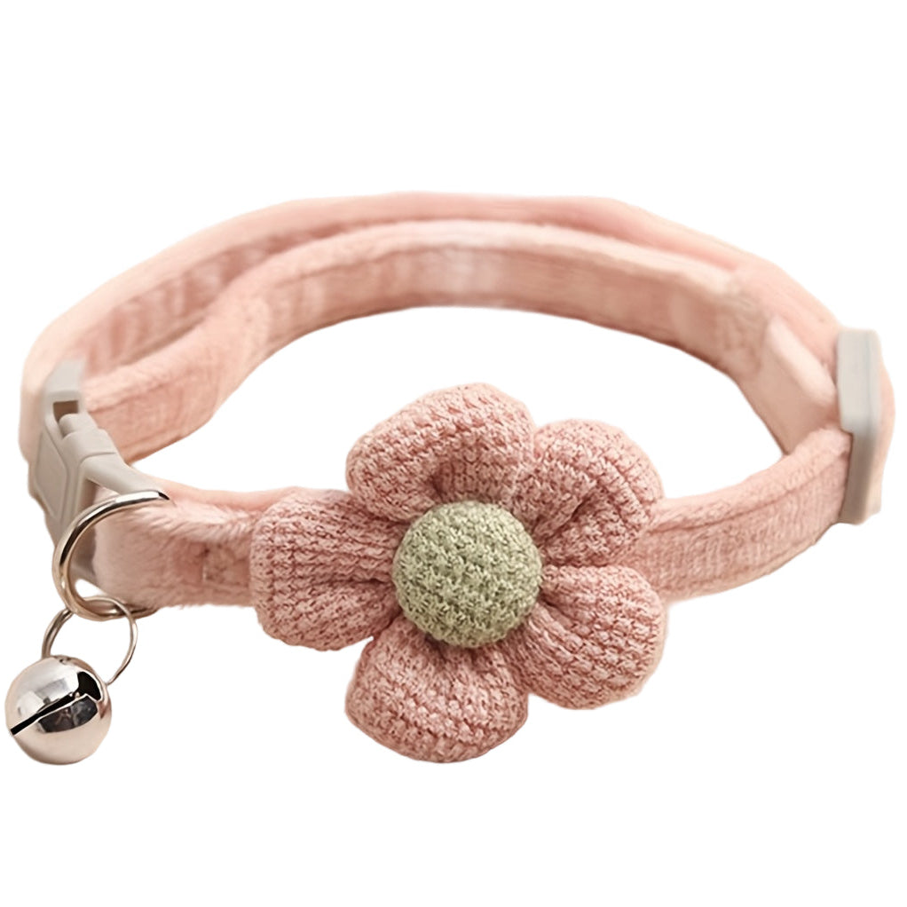 Pet Collar with Flower