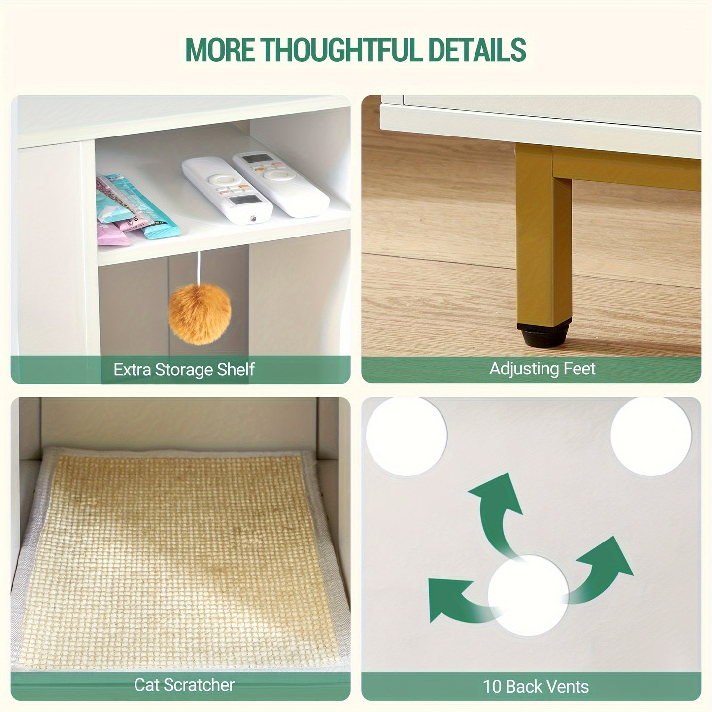 Cat Litter Box Enclosure Furniture