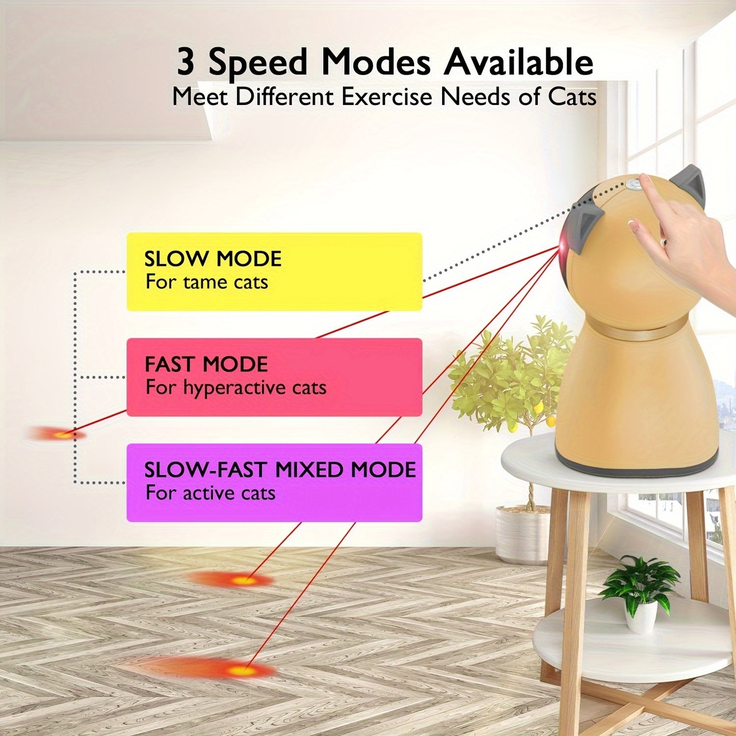 Interactive Automatic Cat Laser Toy