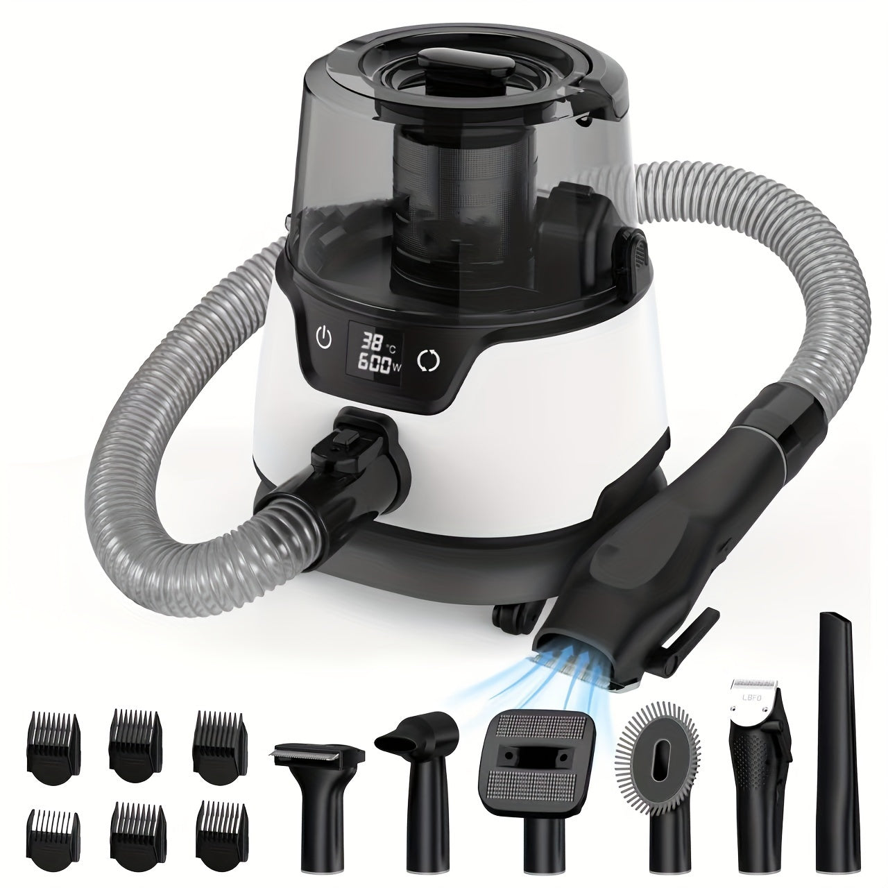 Low Noise Dog Grooming Vaccum Kit