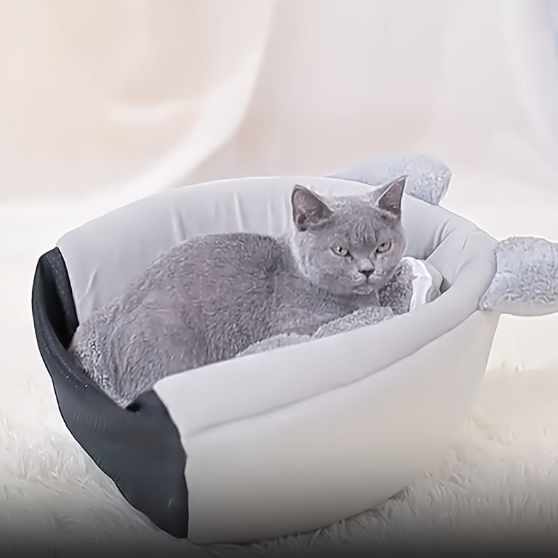 Cozy Kitty Cave Pet Bed
