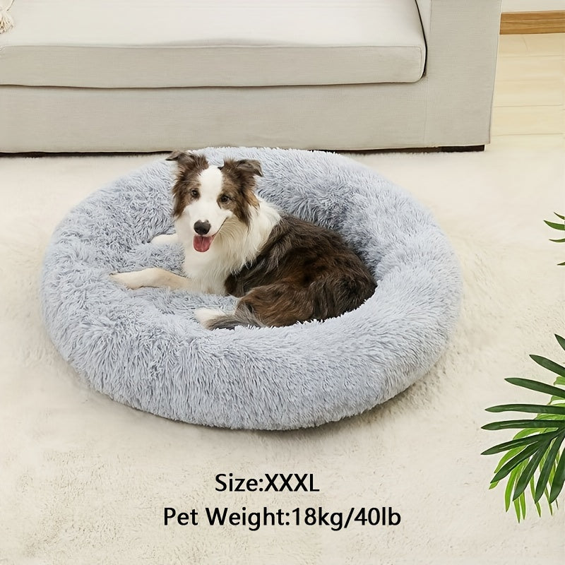 Cozy Fluffy Plush Pet Bed