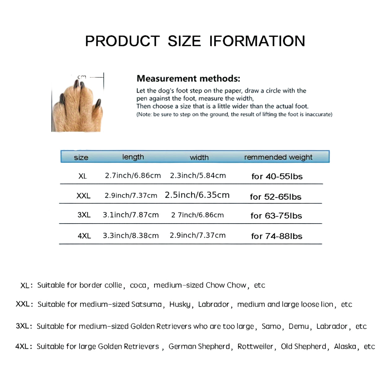 Dog Shoes For large Dogs