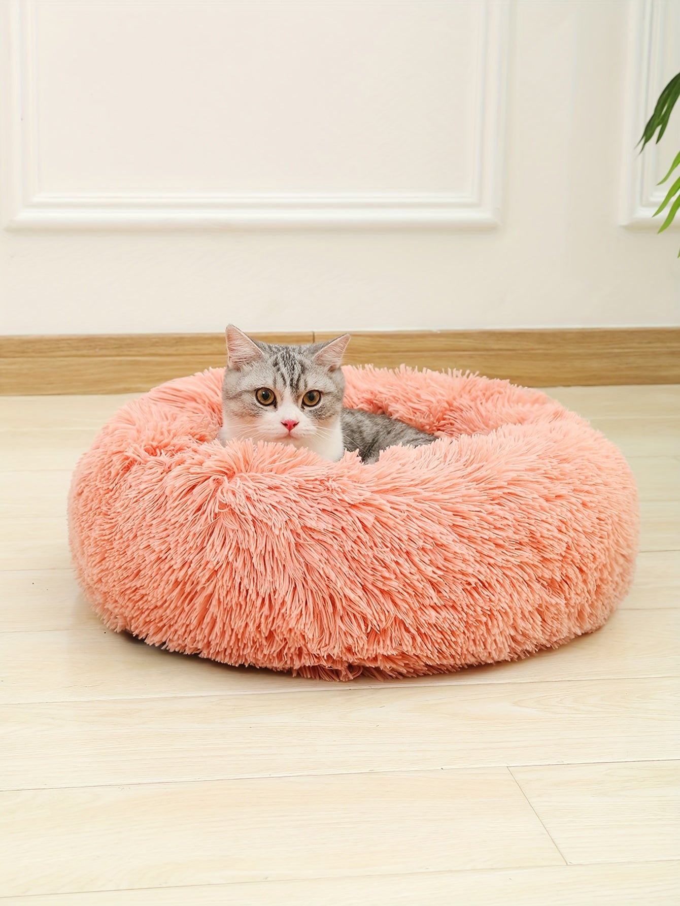 Cozy Fluffy Plush Pet Bed
