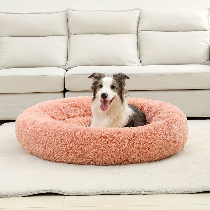 Cozy Fluffy Plush Pet Bed
