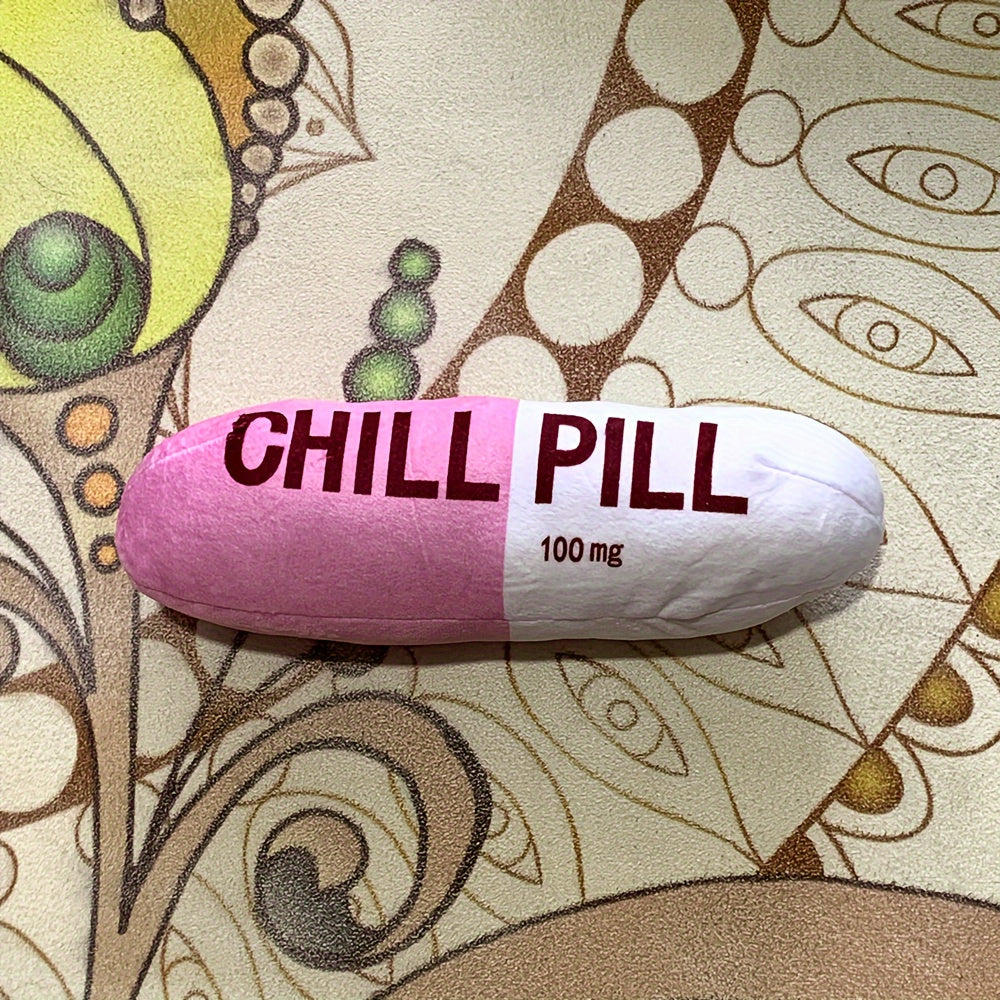 Pet Toy Soft Chill Pill