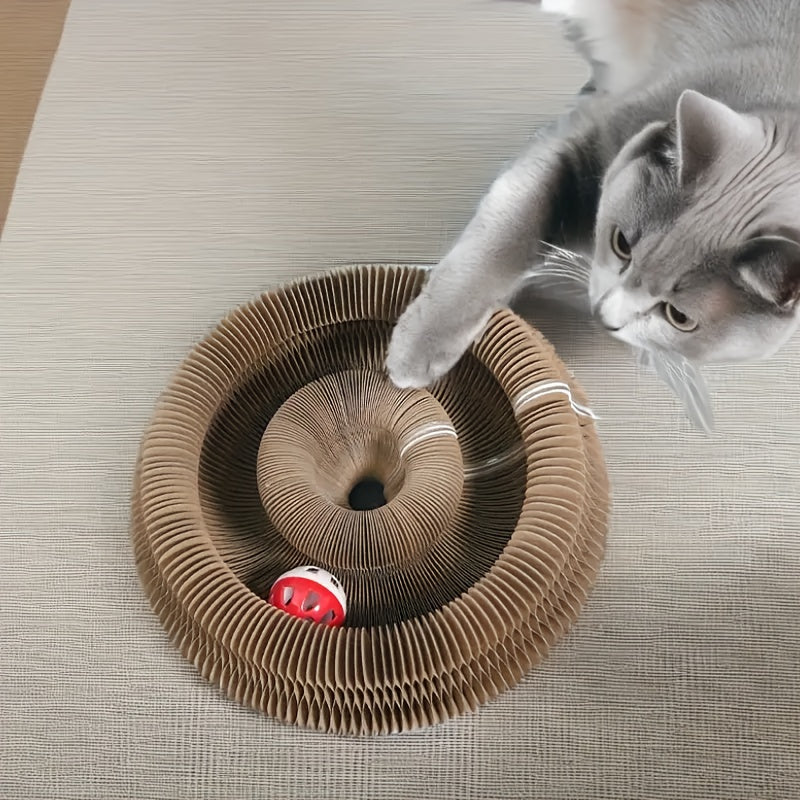 Cat Scratcher Board With Circular Ball