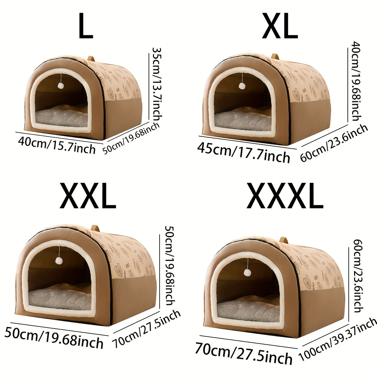 2 in 1 All-Season Cozy Pet Bed