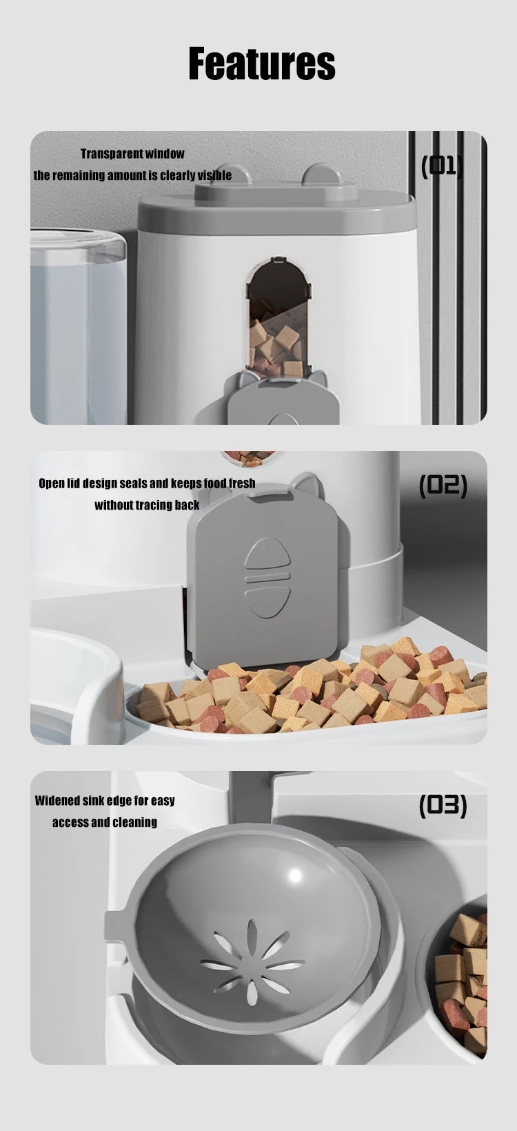 Pet automatic Water and Food dispenser
