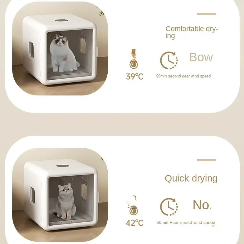 Smart Pet Drying Box Dog and Cat