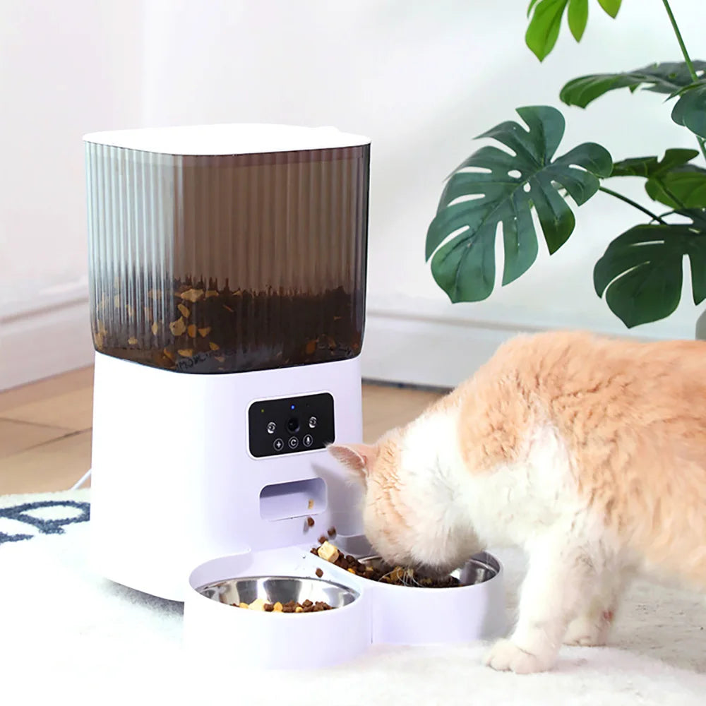 Automatic Pet Feeder with Camera
