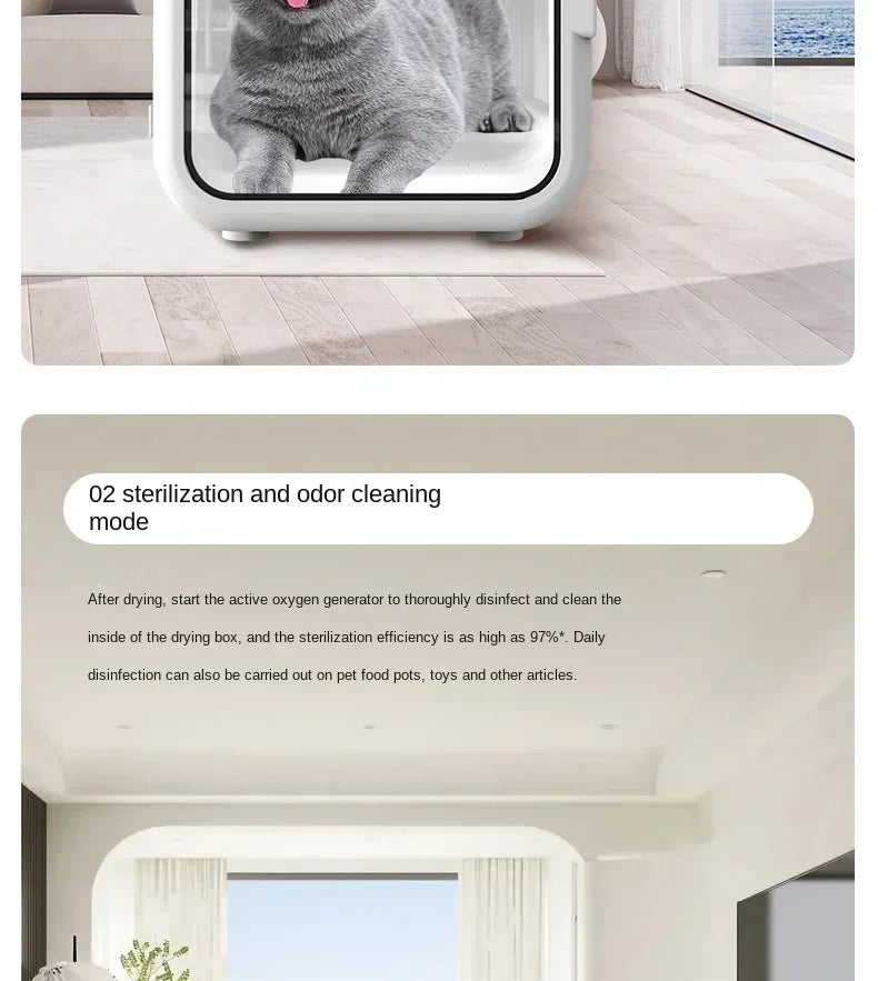 Pet Drying Box Cats and Dogs