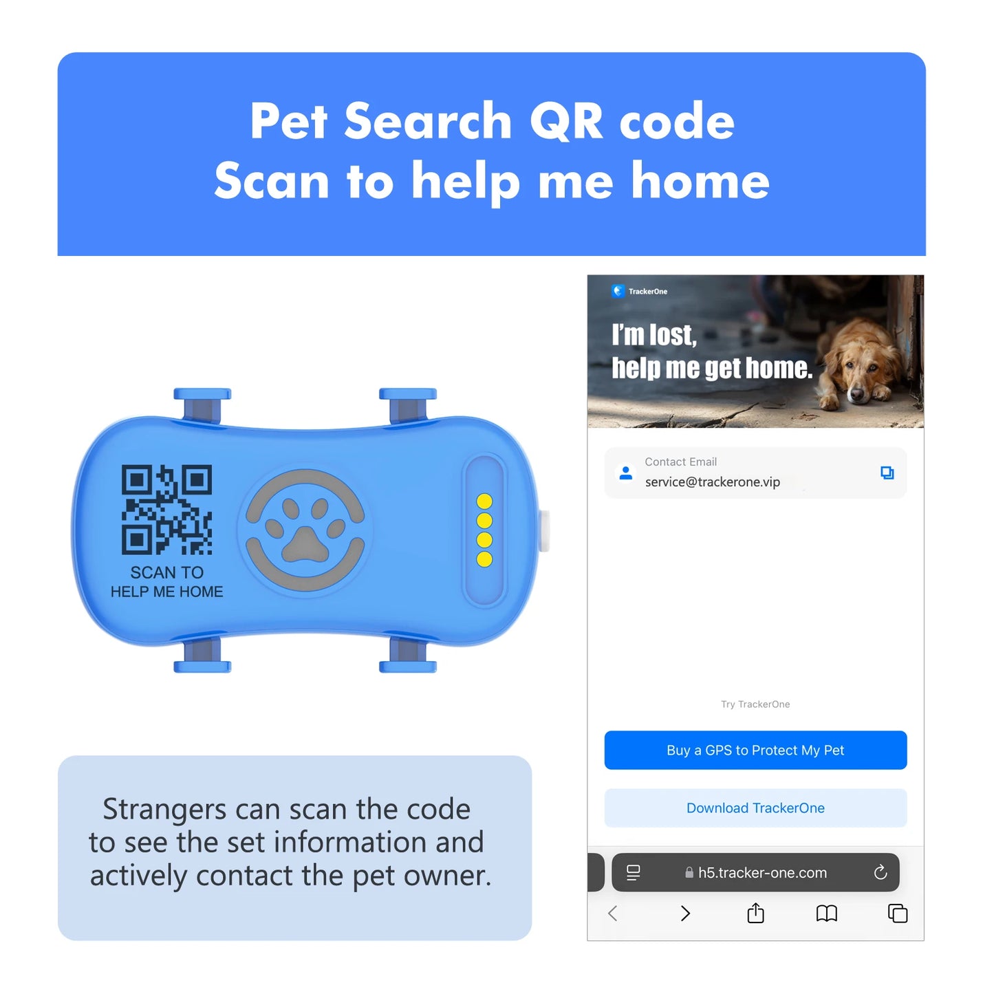 ‌4G Dog Cat GPS Tracker for Pets