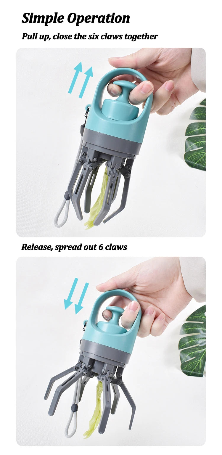 Portable Dog Pooper Scooper with Garbage Bag