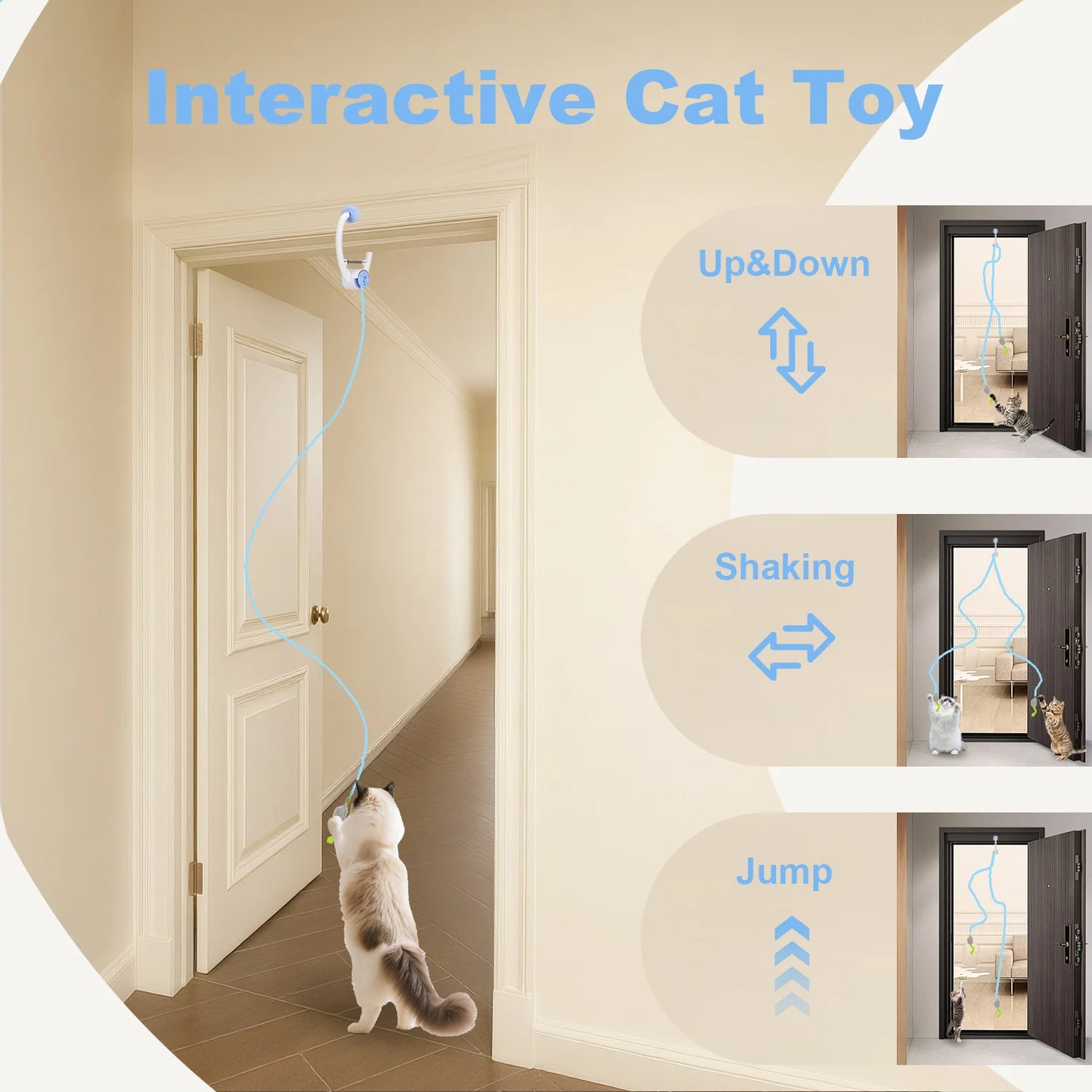 Electric Door Hanging Cat Toy