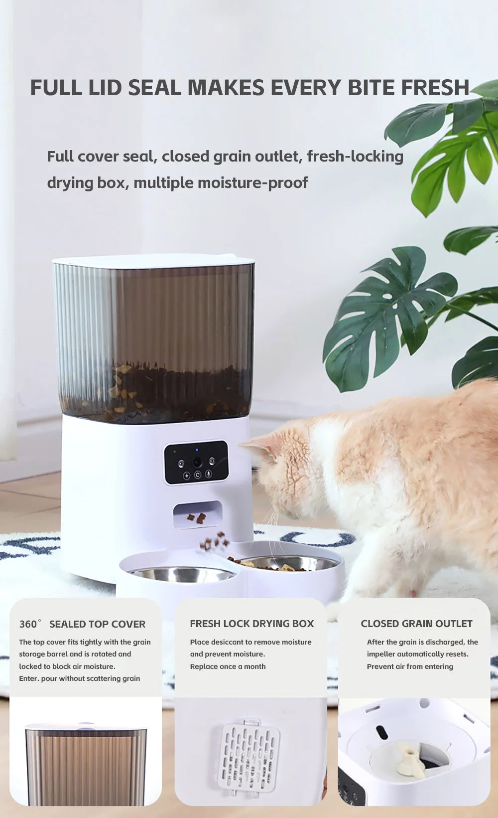 Automatic Pet Feeder with Camera