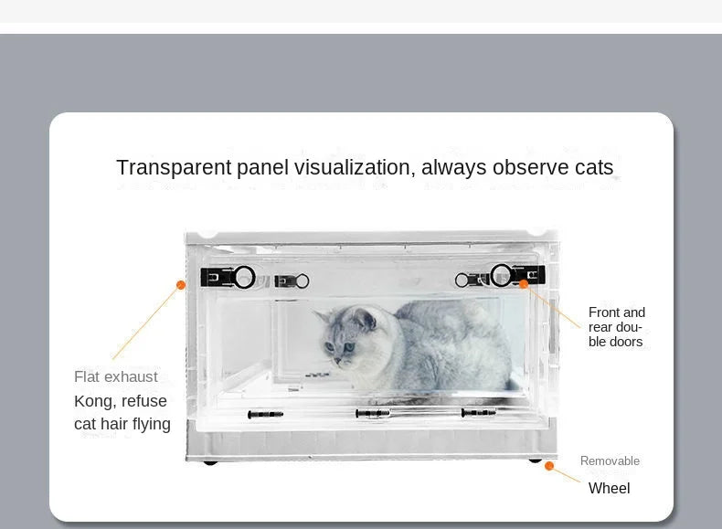 Portable Pet Hair Dryer Box