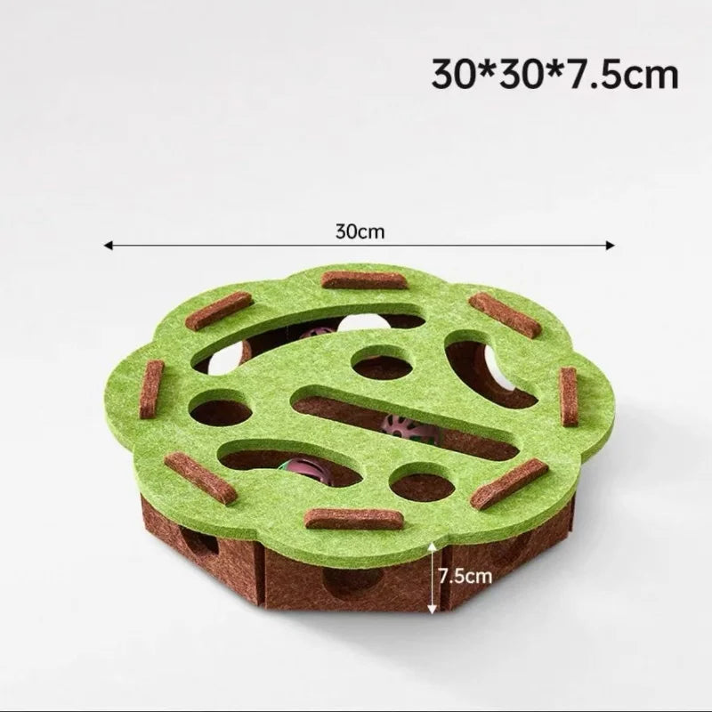 Interactive Cat Toy Maze Game Teasing