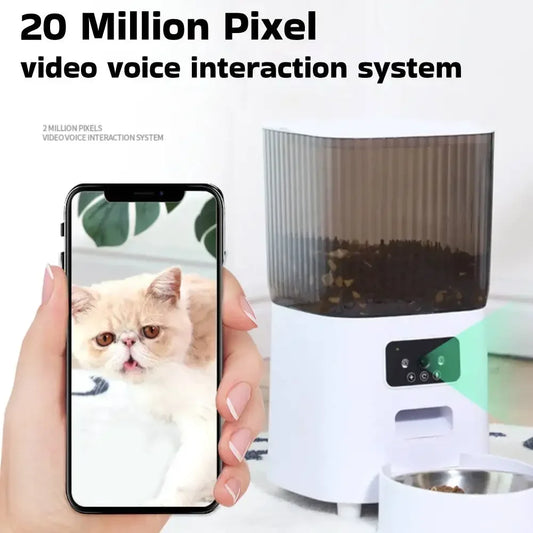 Automatic Cat Feeder with HD Camera and Wifi