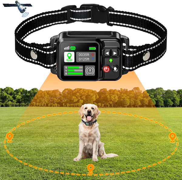 GPS Wireless Dog Fencing System Collar - Pet Fencing System