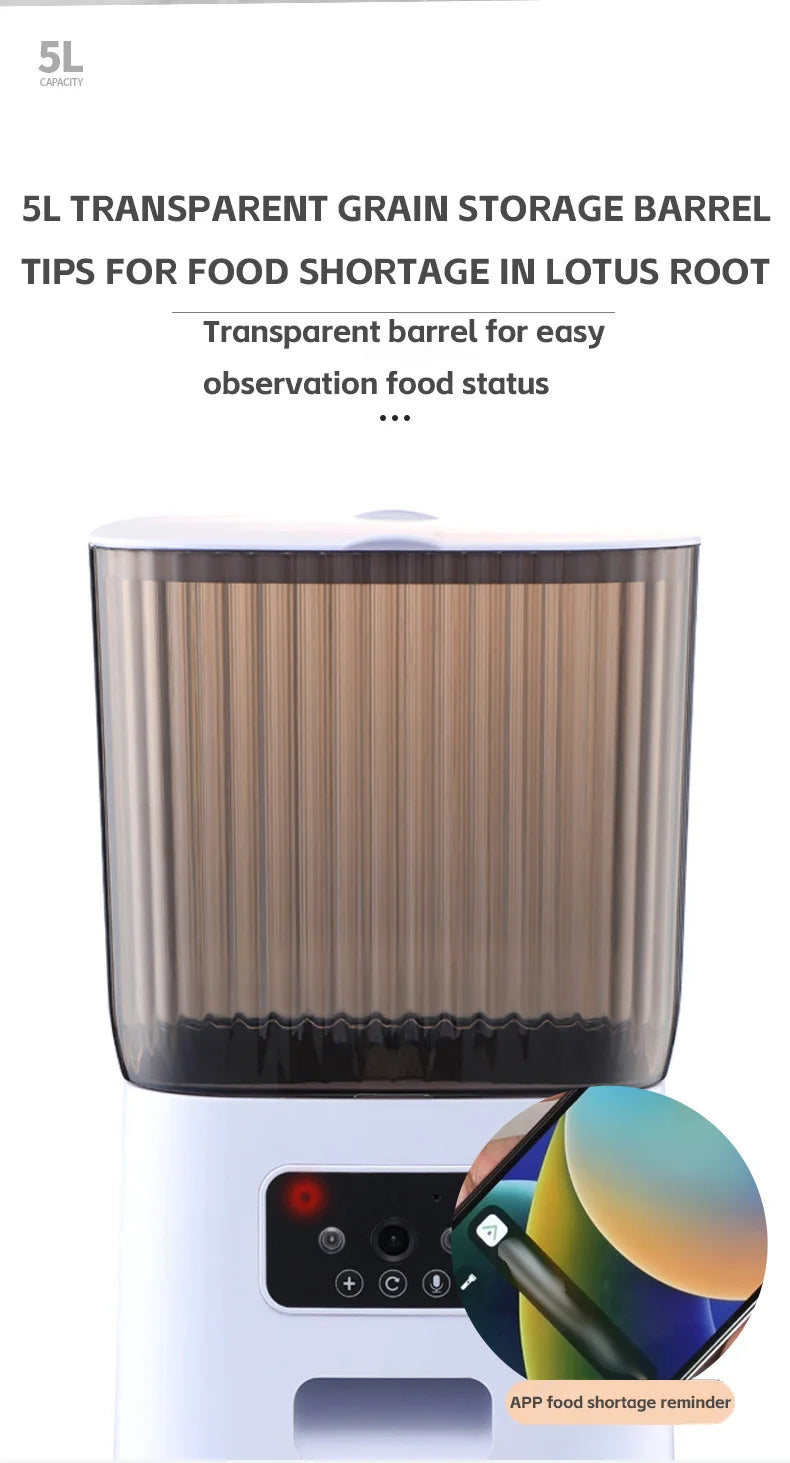 Automatic Pet Feeder with Camera