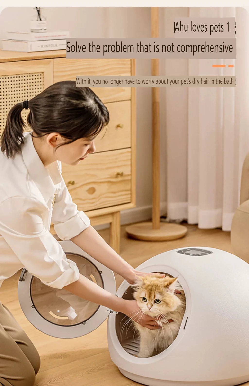 Smart Pet Drying Box Dog and Cat