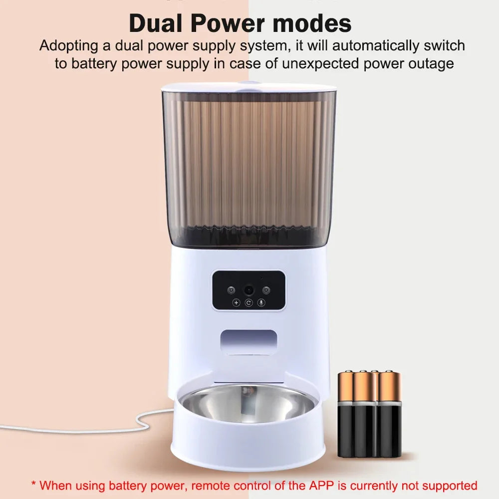 Automatic Cat Feeder with HD Camera and Wifi