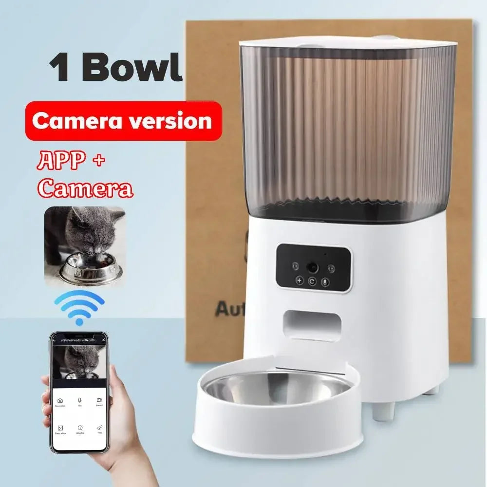 Automatic Cat Feeder with HD Camera and Wifi