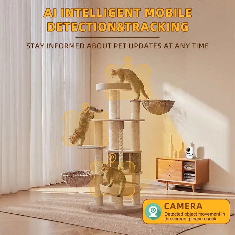 Pet Camera WiFi 1080P HD Indoor Pet Monitoring Camera + Audio